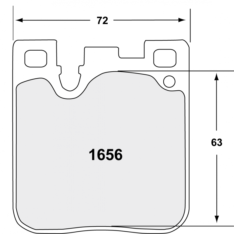 ABS-friendly for rear axles. Race brake pads - BMW F Series
inc M2, M3 + M4
rear pad